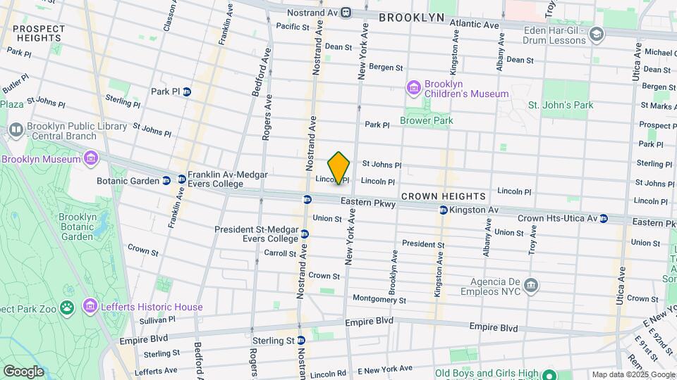Crown Heights, Brooklyn – Spacious 4-Bedro Map and Location Details