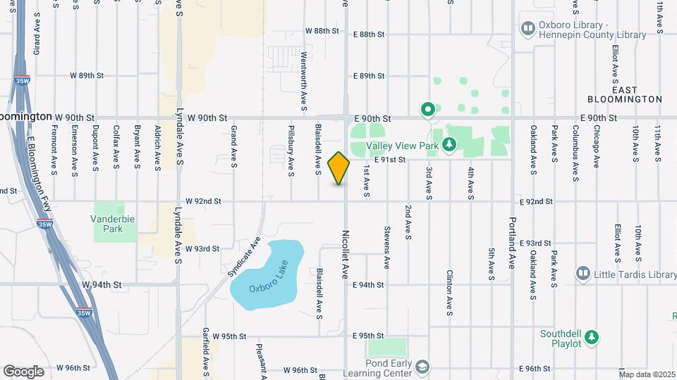 9150 Nicollet Ave S Map and Location Details