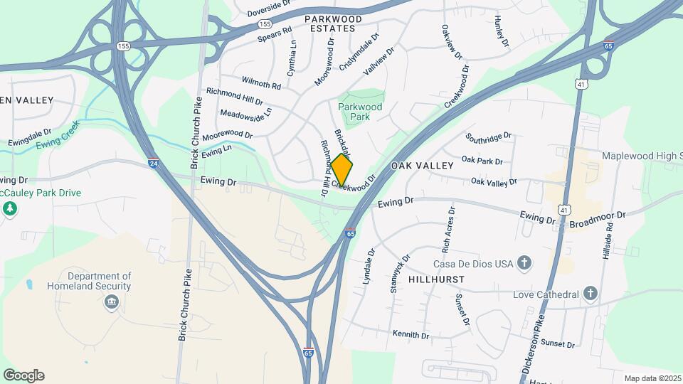 3114 Creekwood Dr Map and Location Details