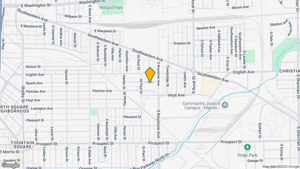 2331 Spann Ave Map and Location Details