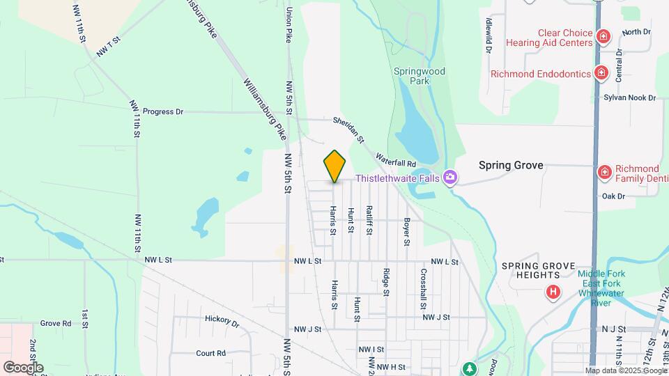 1447 Harris St Map and Location Details