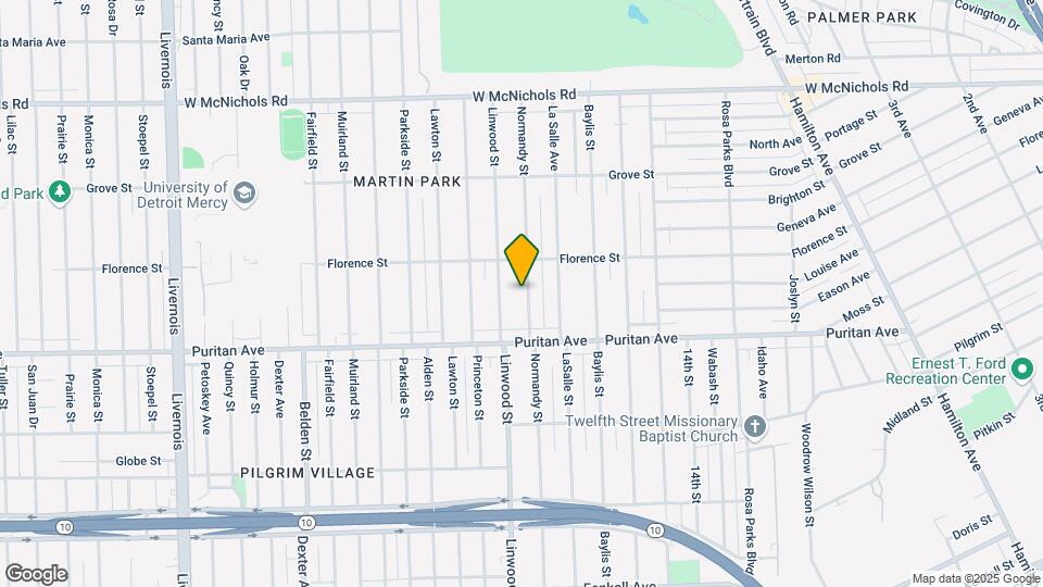 16197 Normandy St Map and Location Details