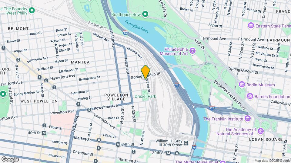 3105 Hamilton St Map and Location Details