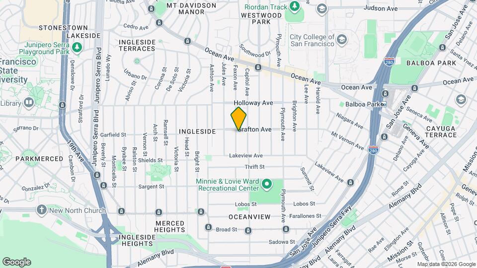 280 Faxon Ave Mapa y Detalles de la Ubicación