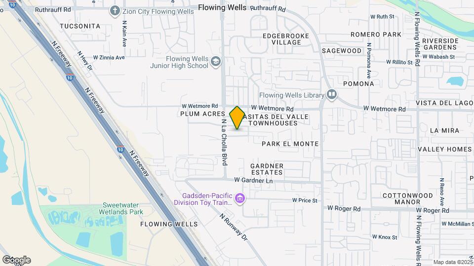2042 W Hadley St Map and Location Details