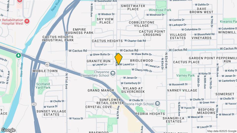 11932 N 86th Ln Map and Location Details
