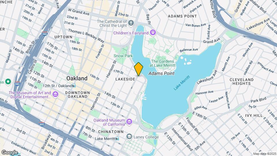 The Lake Merritt Map and Location Details