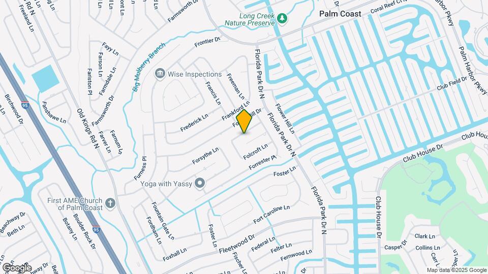25 Folcroft Ln Map and Location Details