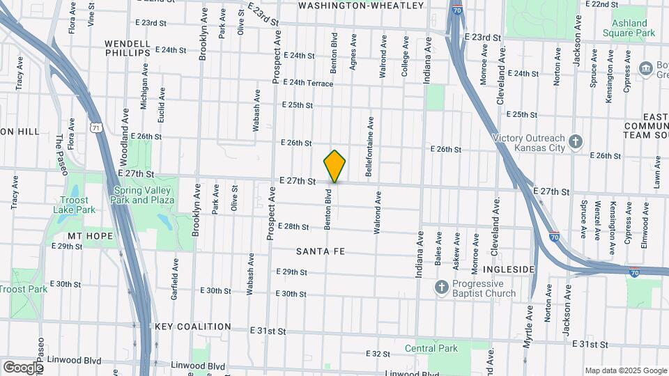 2705-2707 Benton Blvd Map and Location Details