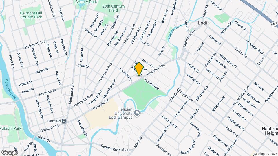 349 Passaic Ave Map and Location Details
