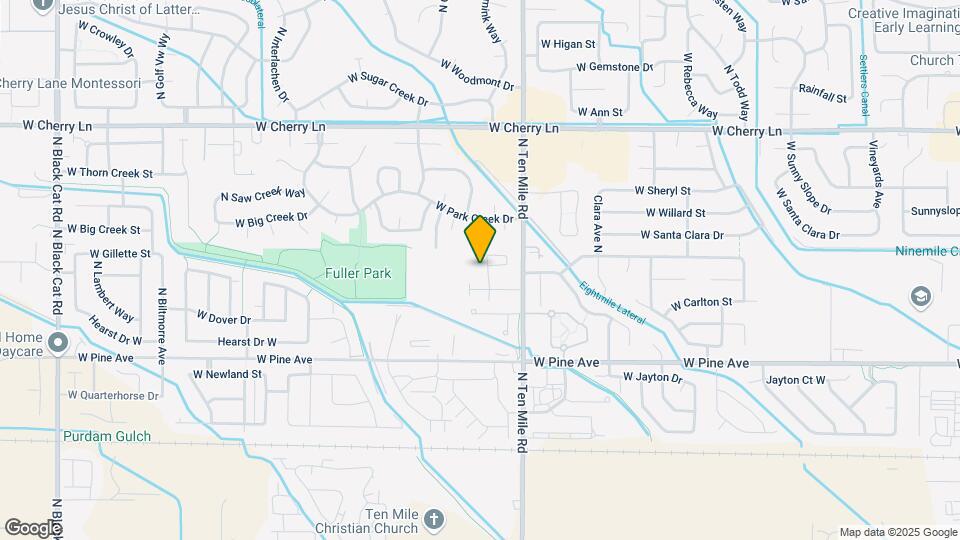 1097 N Cliff Creek Ave Map and Location Details