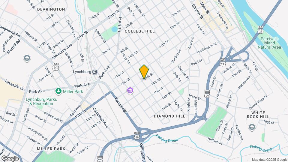 1304 Floyd St Map and Location Details