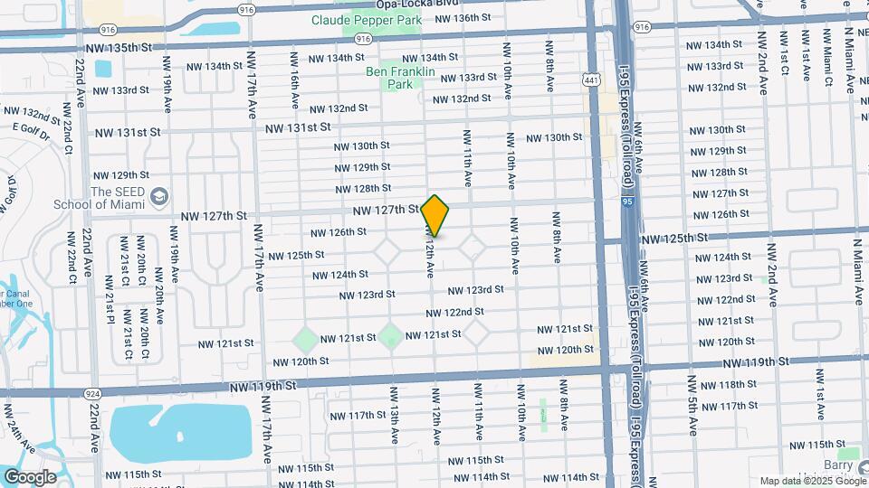 1185 NW 125th St Map and Location Details