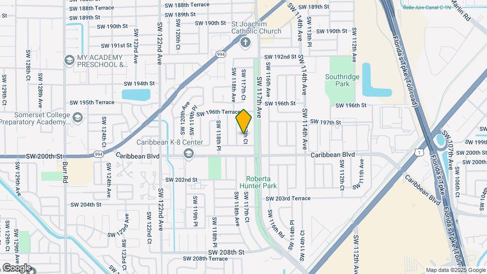 19822 SW 117th Ct Map and Location Details
