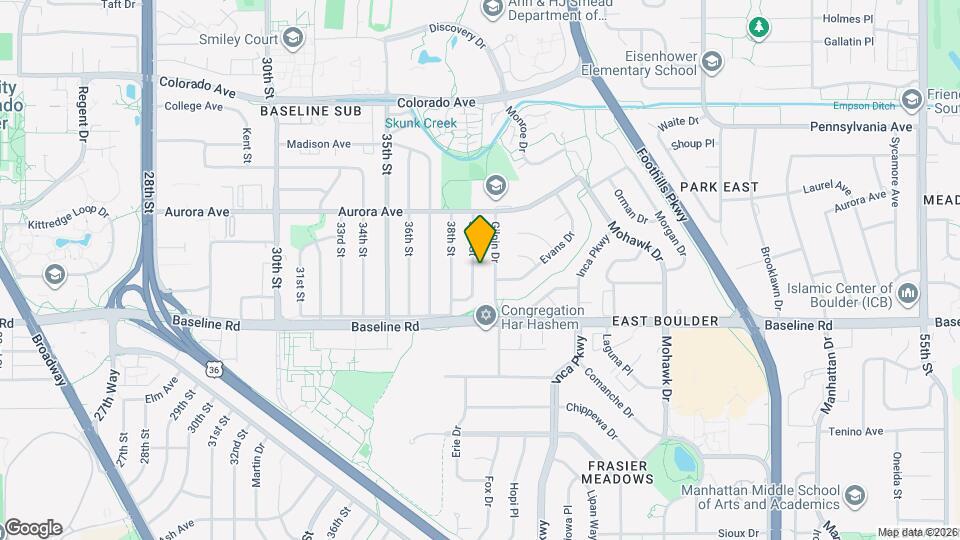 760 39th St Map and Location Details