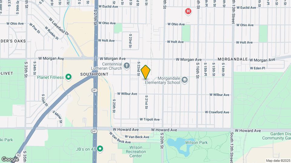2084 W Warnimont Ave Map and Location Details