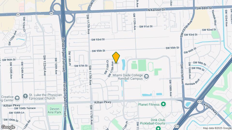 9714 SW 114th Ct Map and Location Details