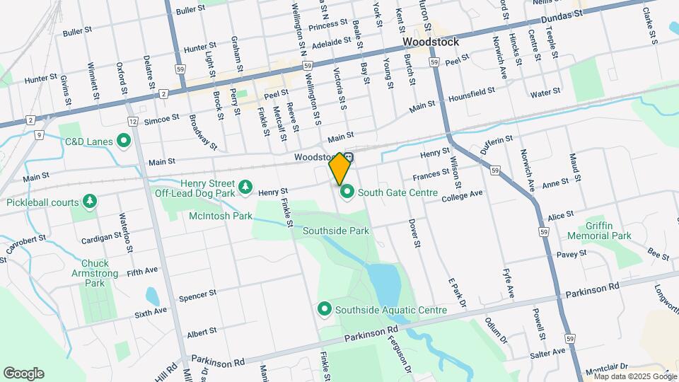 175 Wellington St S Map and Location Details