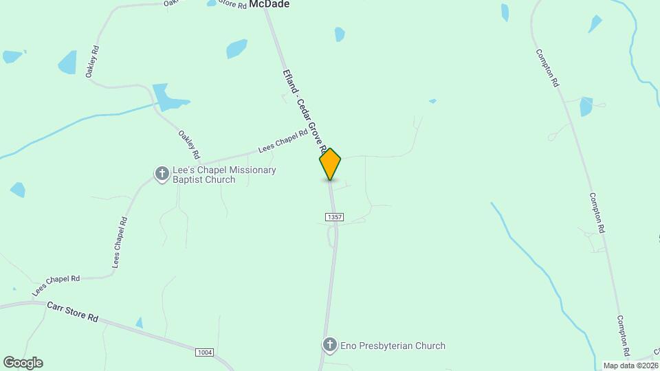 5916 Efland - Cedar Grove Rd Map and Location Details