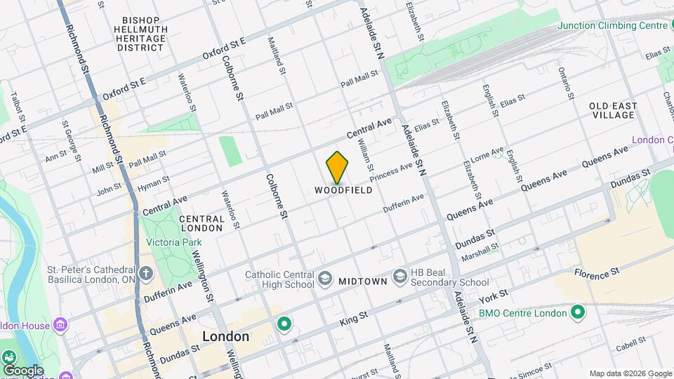 482 Princess Ave Map and Location Details