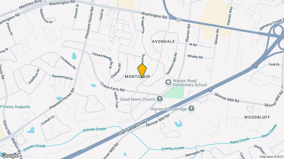 221 Kings Chapel Rd Map and Location Details