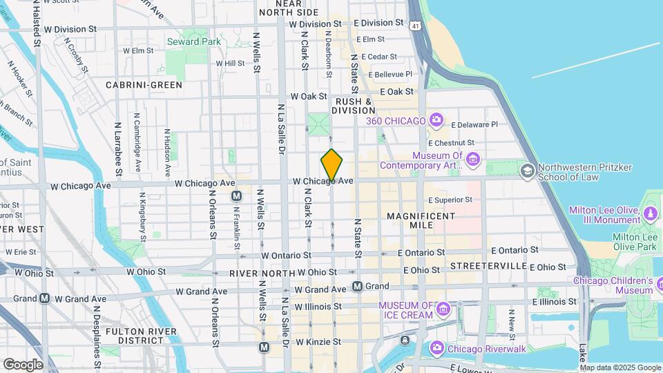 770 N Dearborn St Map and Location Details