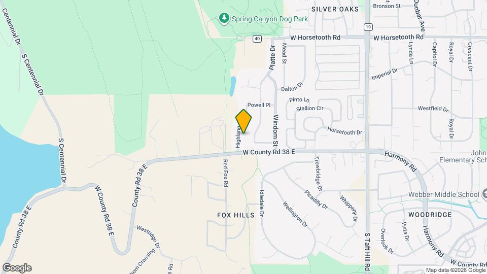 4016 Highlands W Dr Map and Location Details