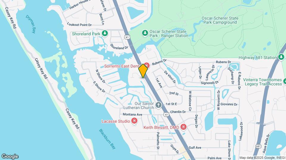 6100 Jessie Harbor Dr, Unit 202 Map and Location Details