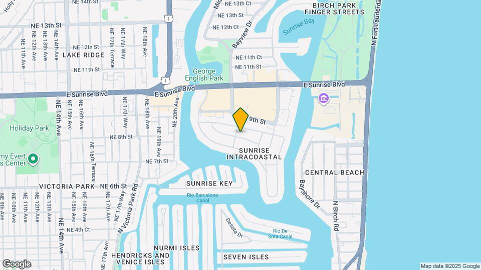 2421 NE 7th Pl Map and Location Details