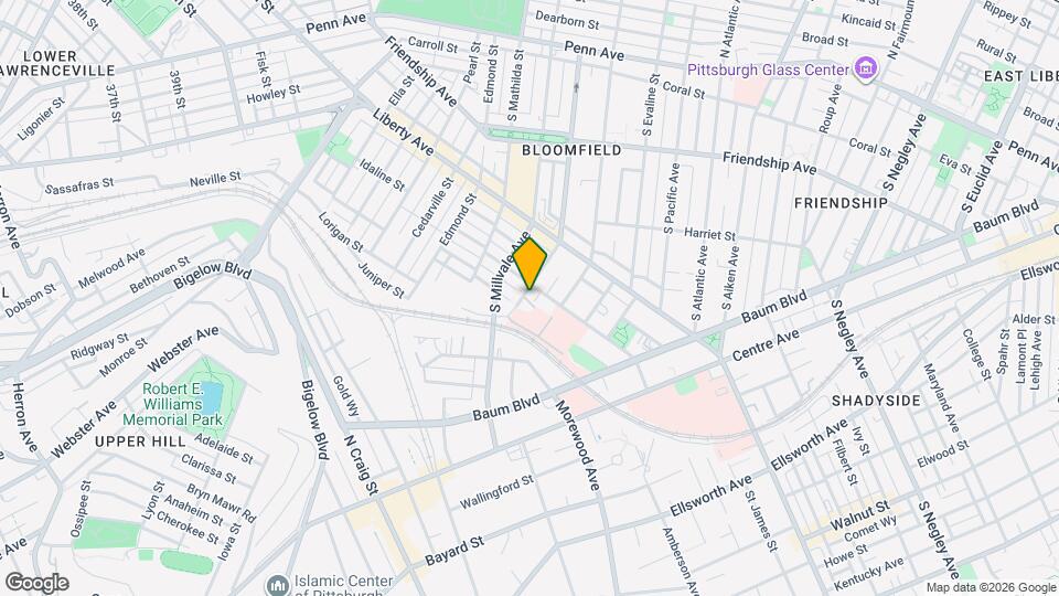 607 Gross St Map and Location Details