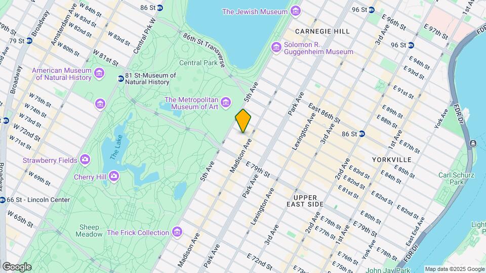 20 E 81st St Map and Location Details