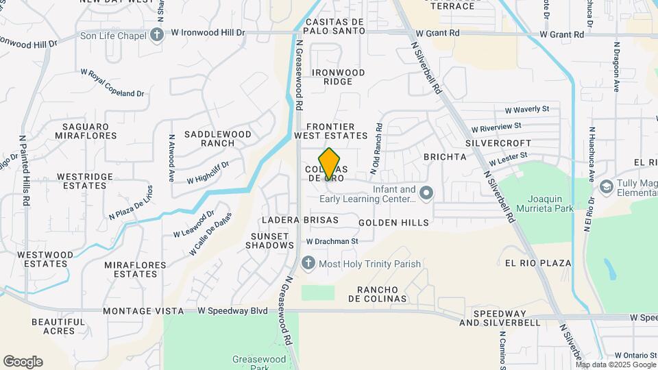 2407 W Golden Hills Rd Map and Location Details