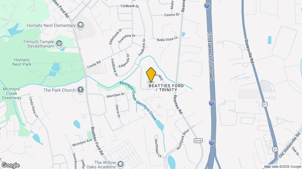 5908 Redding Rd Map and Location Details