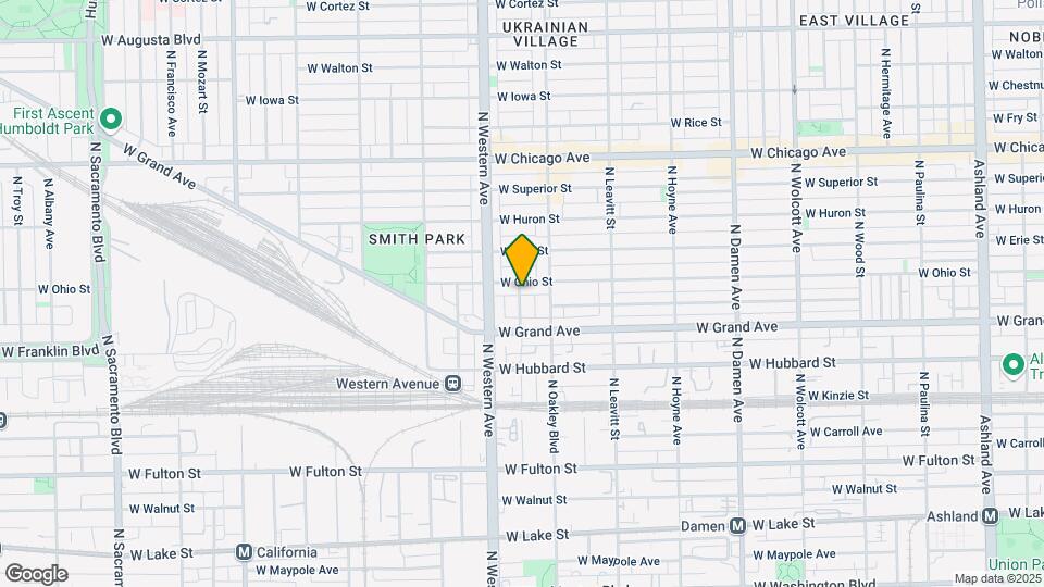 537 N Claremont Ave Map and Location Details