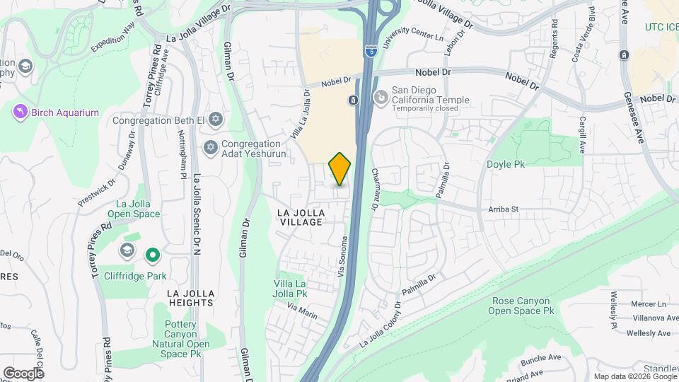 8641 Via Mallorca Map and Location Details