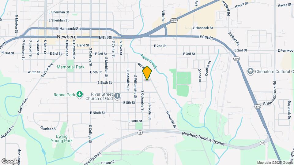 550 S Columbia St Map and Location Details
