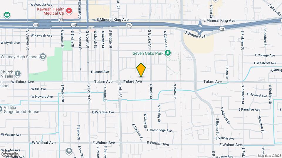 620 E Tulare Ave Map and Location Details