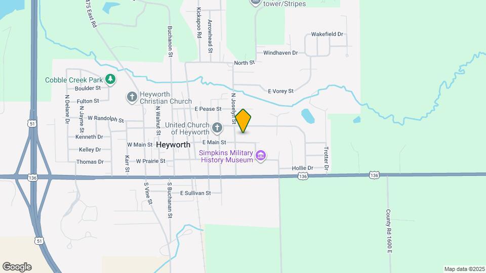 504 E Main St Map and Location Details