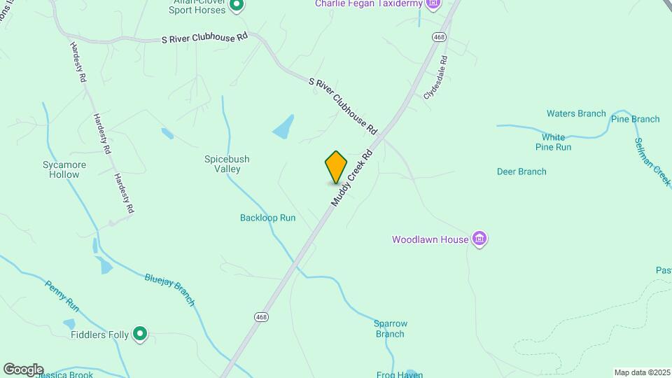 3846 Muddy Creek Rd Map and Location Details