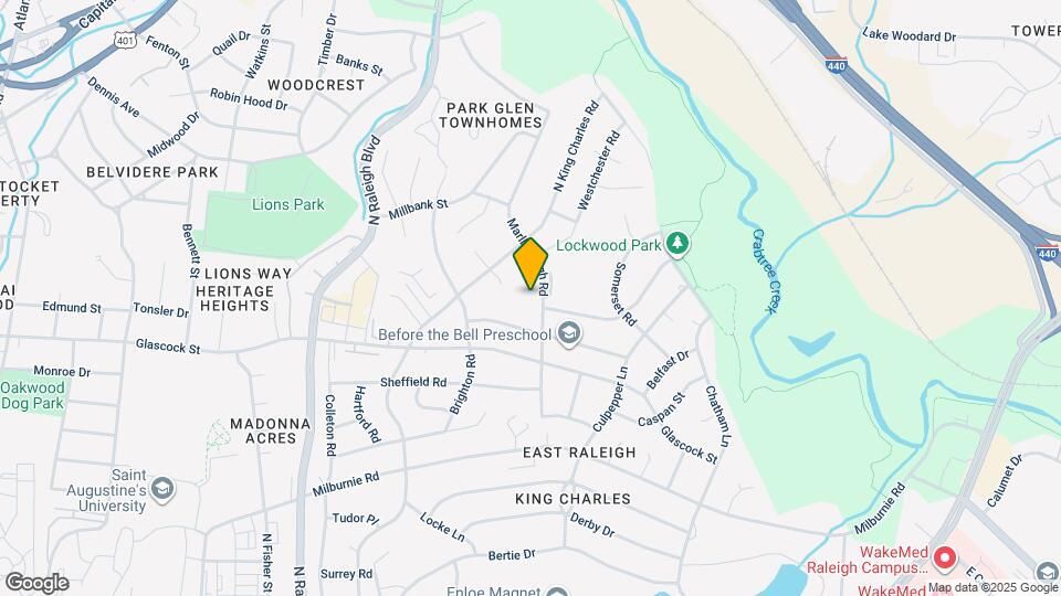 1113 Marlborough Rd Map and Location Details