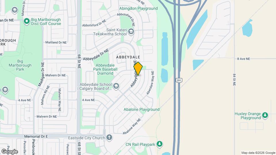 1036 Abbeydale Dr NE Map and Location Details