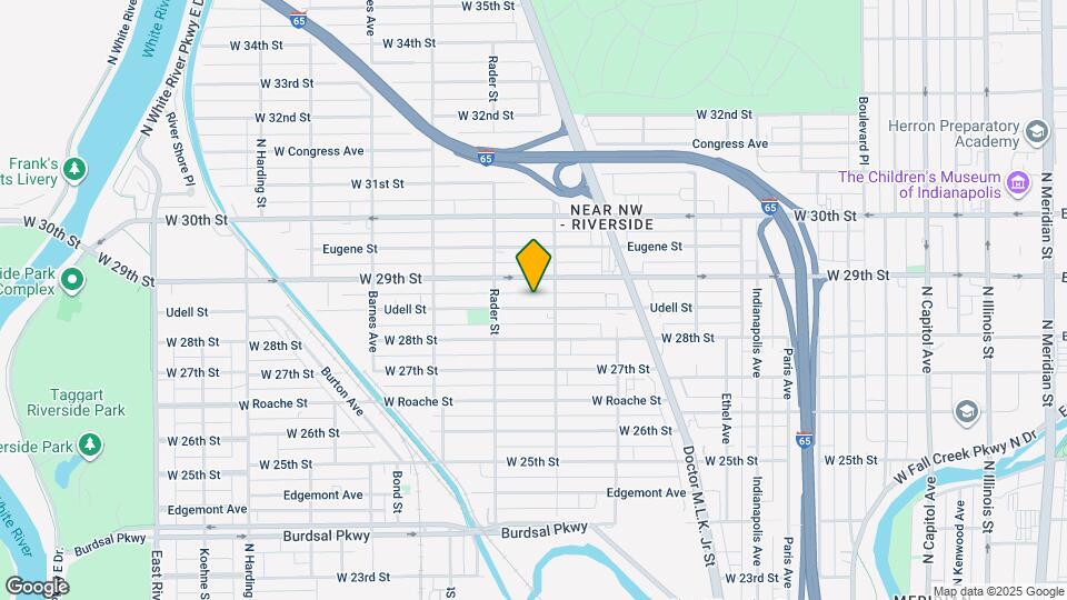 928 Udell St Map and Location Details
