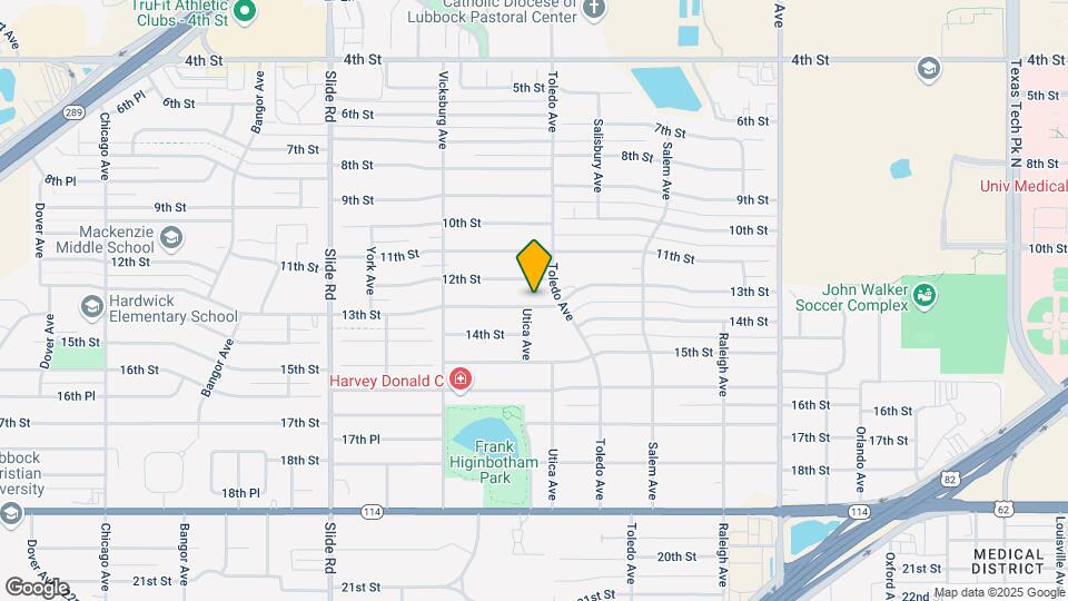 4806 13th St Map and Location Details
