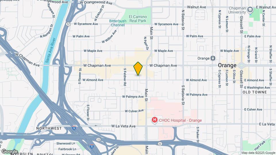 1455 W Almond Ave Map and Location Details