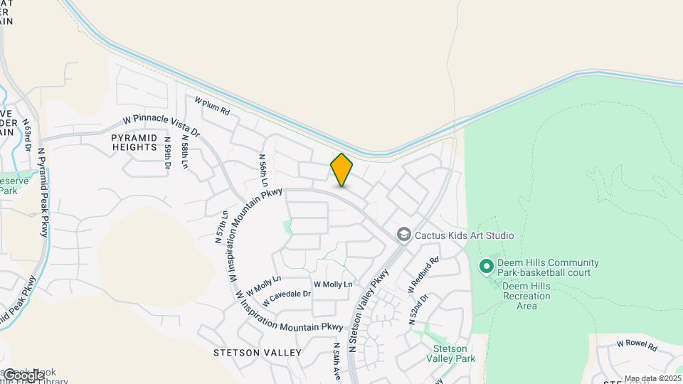 5439 W Fetlock Trail Map and Location Details