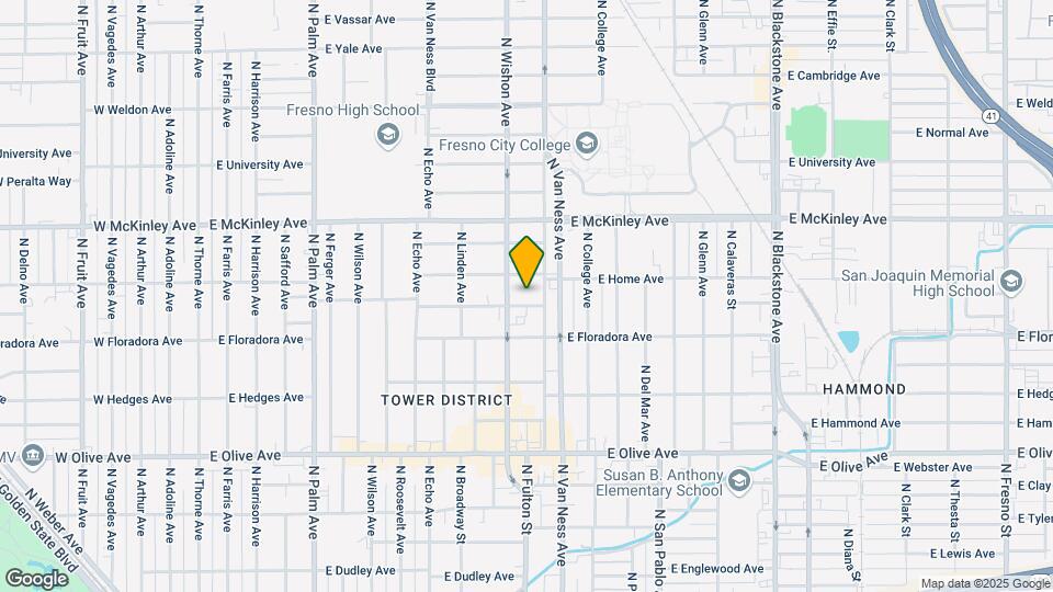 825 E Pine Ave Map and Location Details