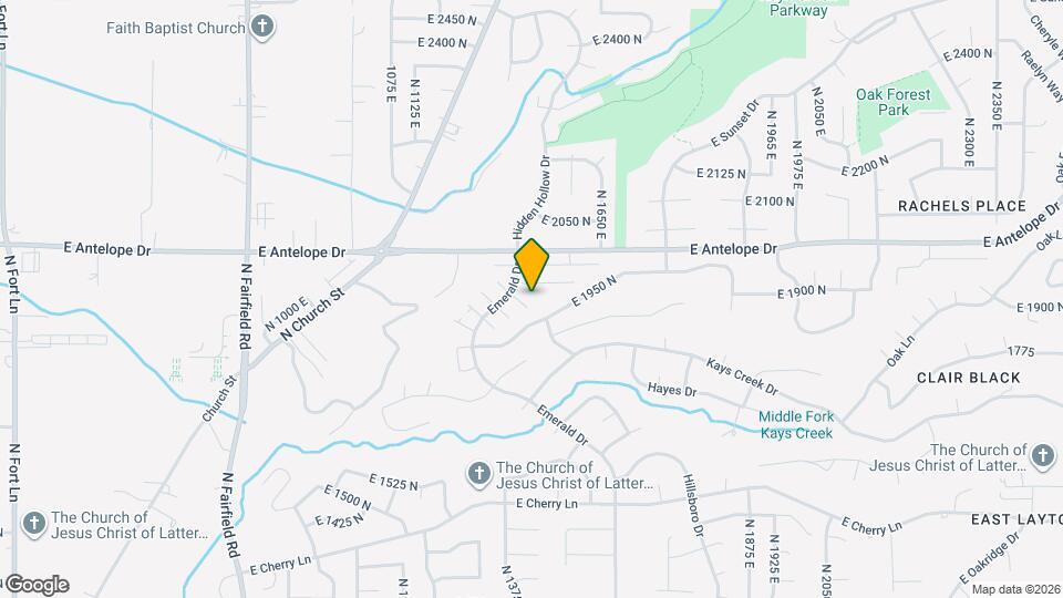 1447 E Daylily Ct Map and Location Details