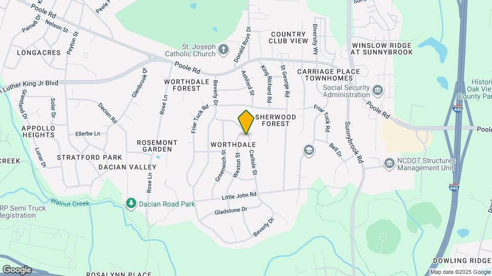 808 Carlisle St Map and Location Details