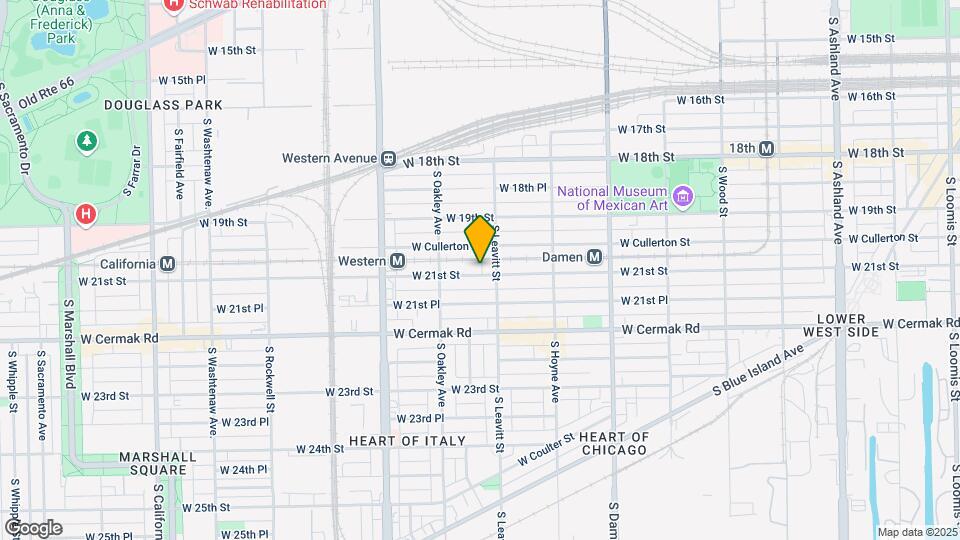 2214 W 21st St Map and Location Details