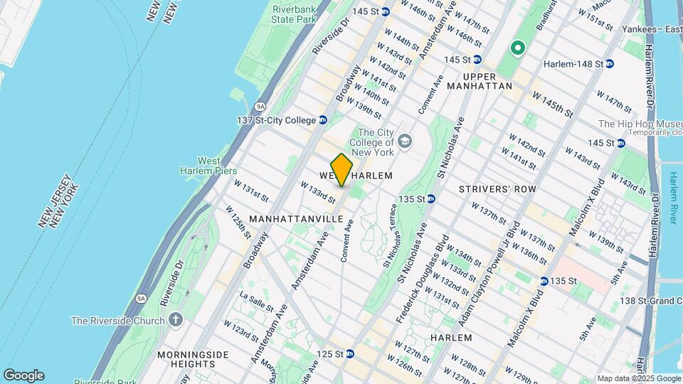 1496 Amsterdam Ave Mapa y Detalles de la Ubicación